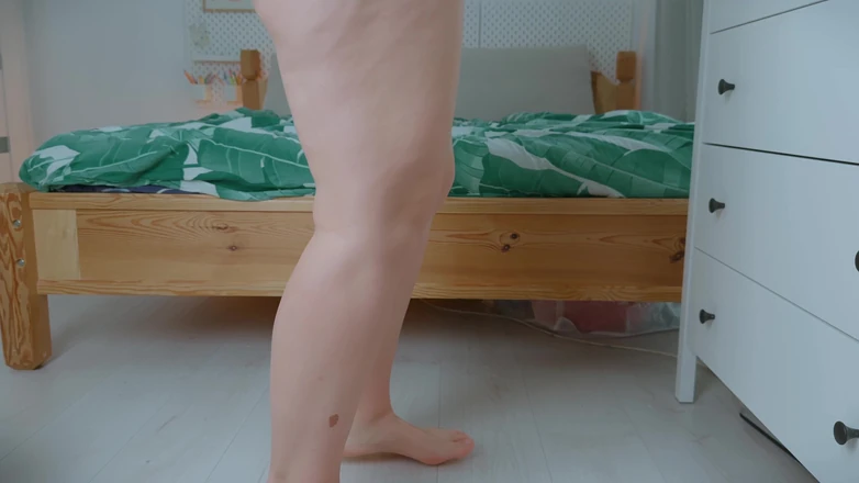 Naked Wife Plants New Houseplants. Casual Nudity