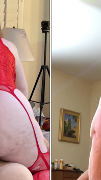Gylf Carmen Angel's Lady în vibrator roșu și călărire inversă până la orgasm 10823fap