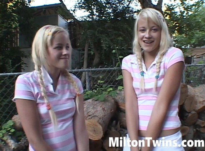 Milton Twins: Milton Twins Urinating Outdoors