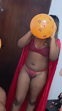 The Naughty Little Witches Love Balloons