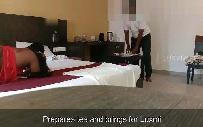 Luxmi Wife: Vrouw neuken in het bijzijn van kamerjongen