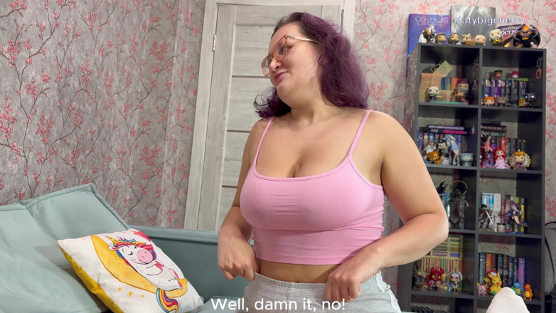 Katybigcherry: Ne jouis pas dans ma chatte, demi-frère ! Un demi-frère aide...