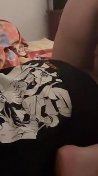 Homemade Assjob Makes Him Cum