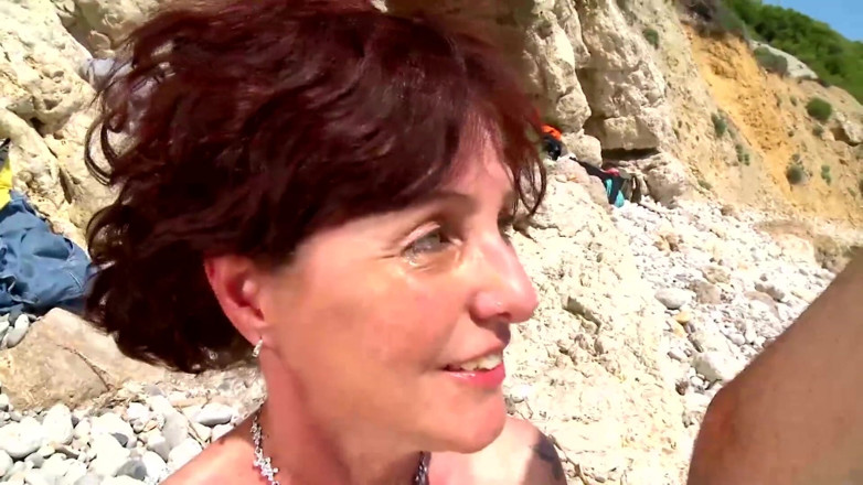 Mature Climax - 100% Mature Videos: Cute mature is getting anally screwed outdoors