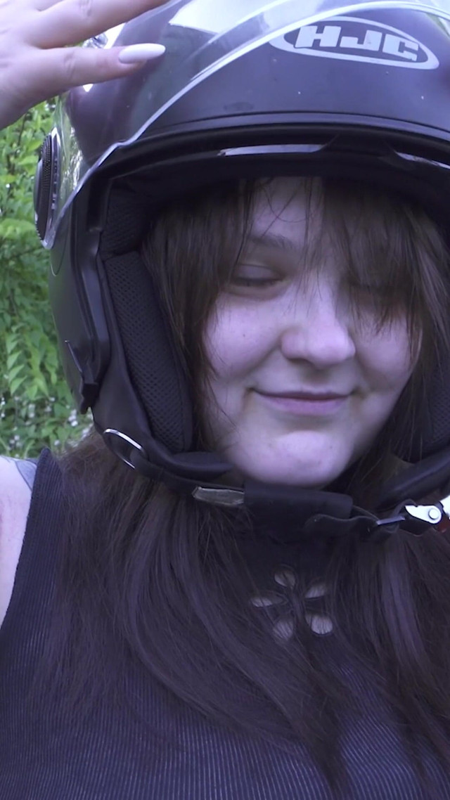 Look at My Boobs on a Motorcycle! (Poly sweet)