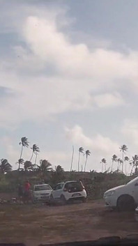 Black Couple Going Out for a Sexual Adventure on the Nude Beach