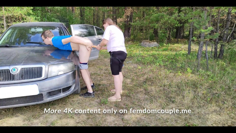 femdom_couple: Pubblico la moglie era molto eccitata sulla strada e ha...