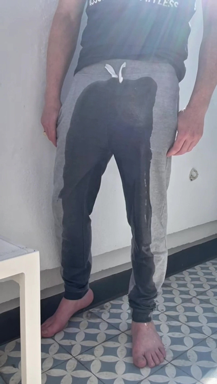 AmateurBoysPissing: Truth or Dare - Had to Piss and Wet My Pants
