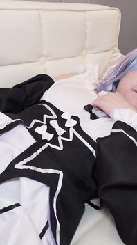 Slutty Maid Miu Akino Has a Clit Orgasm