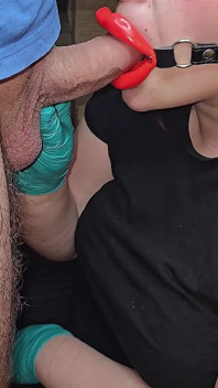 The Penis Pump Pumped up My Cock so Much That It Swelled and She Sucked It with Her Big Mouth