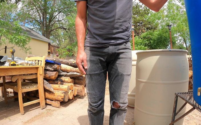 Golden Adventures: A Day of Yard Work = Jeans Soaked with Piss