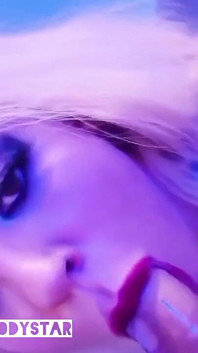 สาวผม blonde บิมโบ้สุดหี ดูดควยลึกและโดนเย็ดในห้องพักโรงแรม