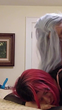 Femboy kızıl saçlı trans kadını sikiyor - derleme 4