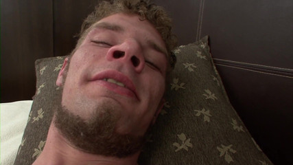 Male Dream: Tattooed white dude strokes his hard dick