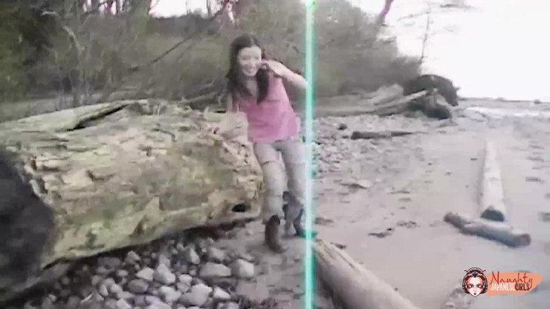 Naughty Japanese Girls: Sich an einem strand nackt zu machen, ist so eine...