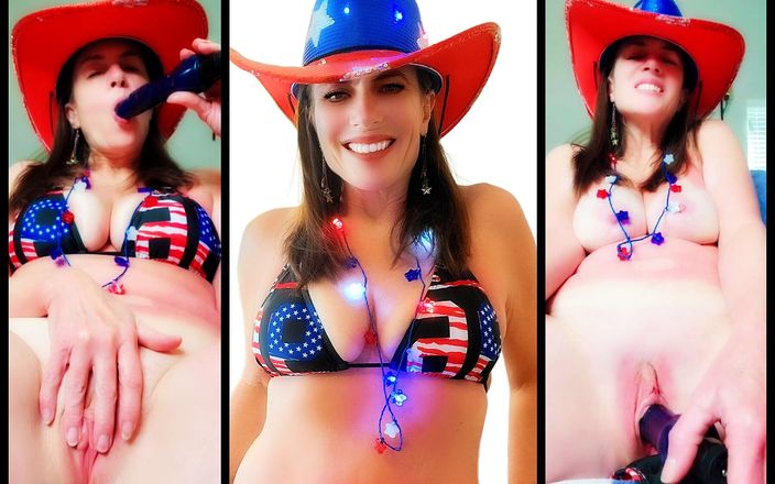 Nikki Nevada: Cowgirl Fireworks: Merah, Putih, &amp; Kamu