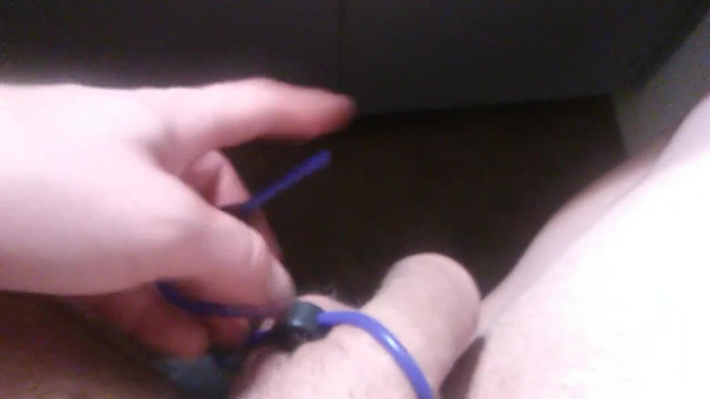 LilTaste: En primer plano - transgirl, primera vez usando doble anillo sexual...