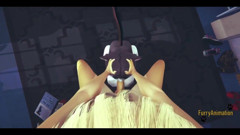 Furry Hentai - POV Fox X Kittycat Blowjob and Fucked thumbnail