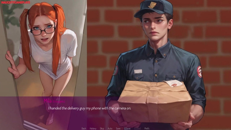 Naughty gameplays: Addont द्वारा Mila ai - इस रंडी पत्नी के लिए विशाल बीबीसी डिल्डो, पत्नी विशाल काले डिल्डो के साथ खुद को चोद रही है
