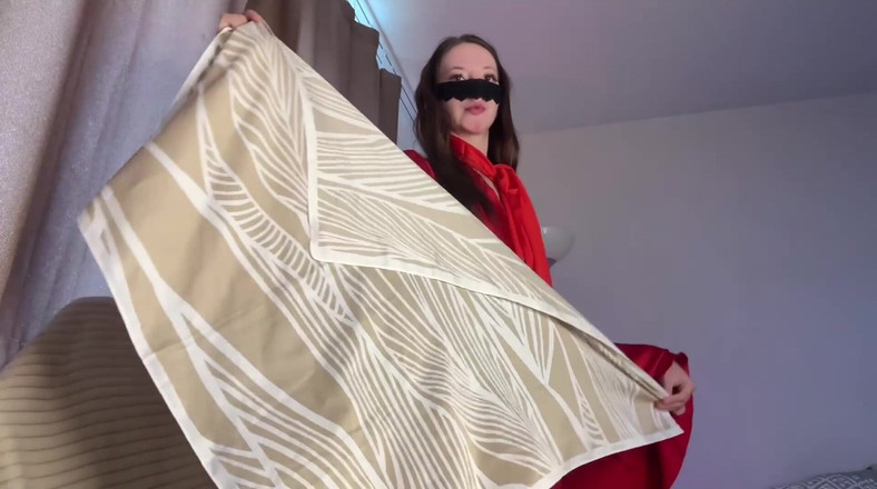 Skinny_lady69: Asmr Satin cachecol fetiche