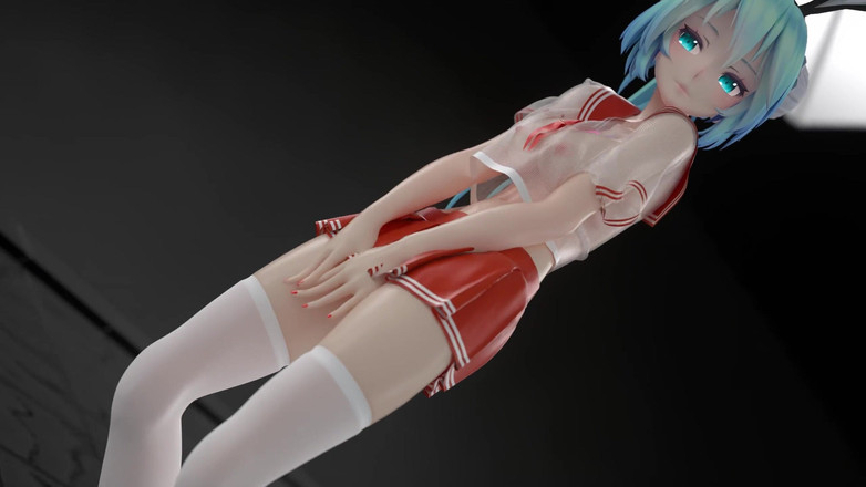 MikuMotion: [mmd] チョコレートクリーム JK;セクシーな大学生制服;超短スカート;ホワイトストッキングス;レッドソールド・ハイヒール