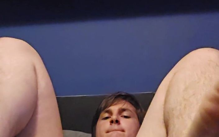 DustinSS7: Chubby Boy Cums From Riding Cock