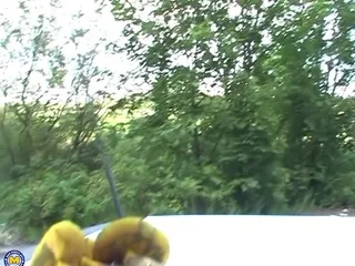 Mature NL: Near a Forest She Just Sucks Two Guys Without Shame