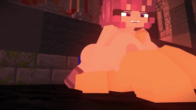 VideoGamesR34: Minecraft Porn Apocalypse World - Girl Manages to Take a Quick...