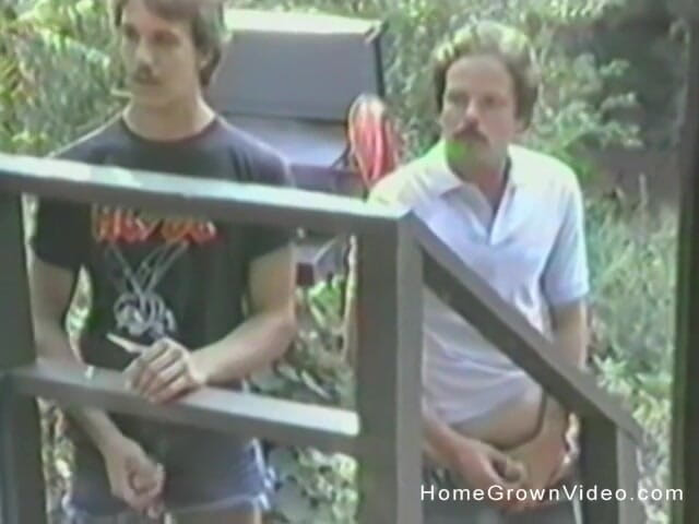 Homegrown Video: Two Guys Take It in Turns on a Small Tits...