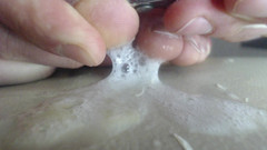 Hunky time: Dominovat tátovi - koule, sperma, nohy, plivat, nehty