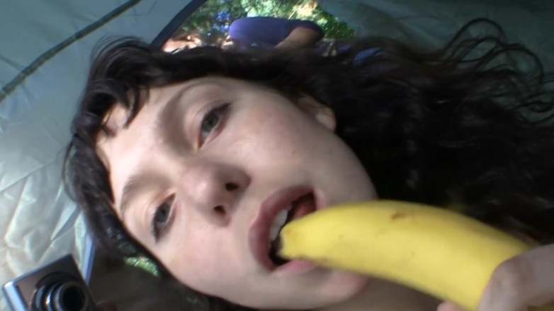 Dirty fantasy: Four Stepsisters on a Camping Trip Have Lesbian Sex in...