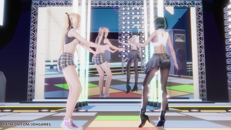 3D-Hentai Games: [mmd] Sunlight Marie rose tamaki sexy striptease doa Hentai unzensiert 4K 60fps