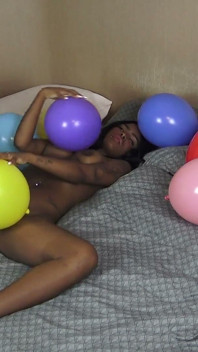 Zwarte ballonfetisj