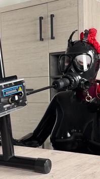 Gas Mask Blowjob Training