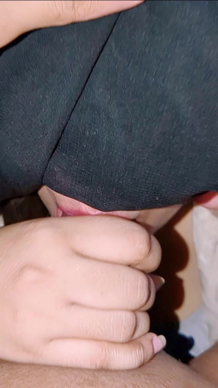 Creamy pussy: Isteri lapar makan pancut ke dalam mulutnya dan keras