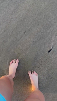 Walking on the Beach