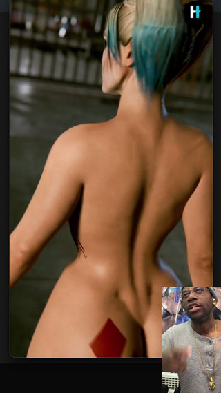 Good news media: Harley Quinn在阿尔卡姆市跑道上展示她的 thicc 奶子和屁股