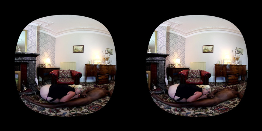 Playhard VR: Sexy bionda Melanie Moore scopa bbc in biblioteca