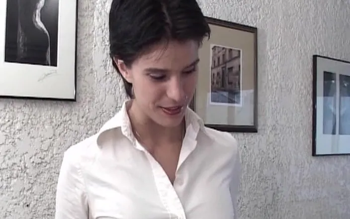 Videos Francaises: Perfect Inked Secretary From France Anal Penetrated at Office