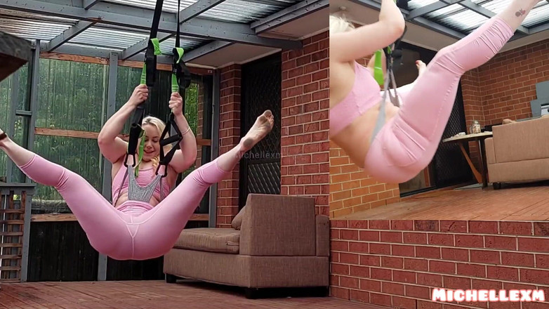 Michellexm: Wedgie, fille, Wedgie Swing et wedgie, vidéo rigolote, culotte, pause