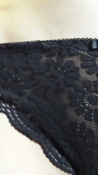 Watch my panties on my skinny body and lick the piss out of my slip