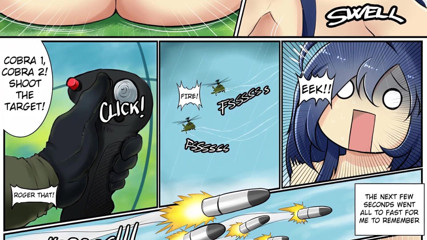 Pectus Show: The titan capture - Giantess growth hentai comic