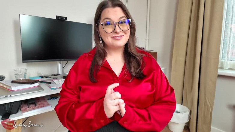 Sydney screams fetish: De burpingstraf van de baas - je baas, gasige bbw Sydney...