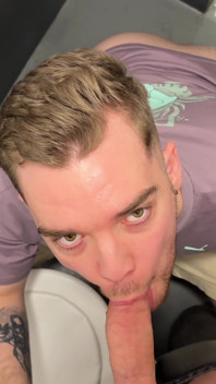 Sneaking Into a Toilet for an Orgasm in a Busy Restaurant and Almost Caught
