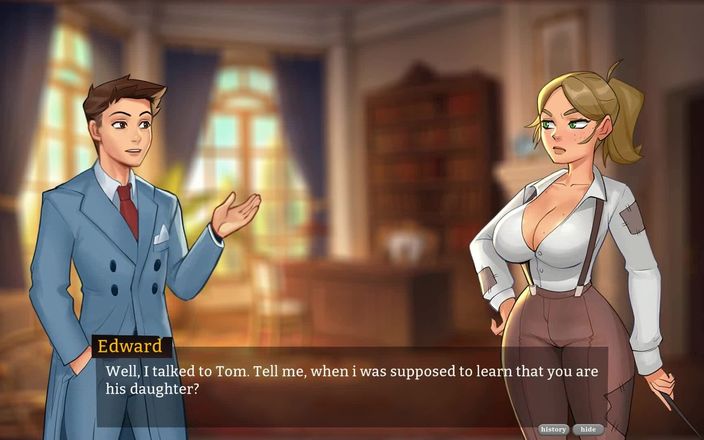Dirty GamesXxX: Academia magică: țâțele perfecte la locul de muncă și ejaculare uriașă - episodul 8