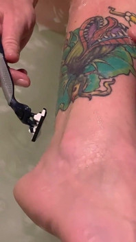 Pt.1 - Foot Fetish Shaving