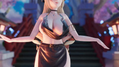 MikuMotion: Потрясти його великими цицьками, пизда оголена