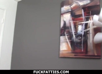 Fuck Fatties: Bbw Brownie Deluxxx in red fishnets fucked