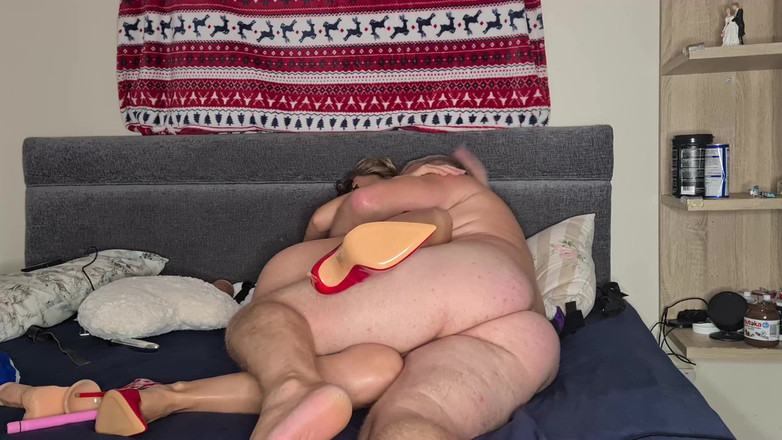 Anal Fetish Couple: Soție frumoasă și bucuria de a-și fute pizda umedă excitată.