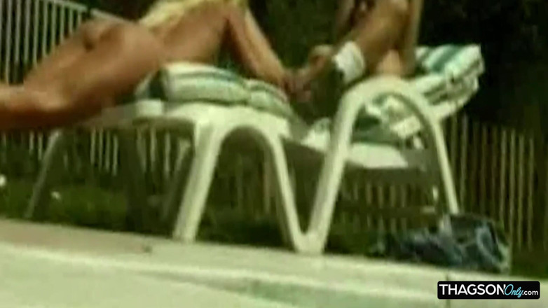 THAGSON 18+: Mature Blonde Babe Stretched Wide in Outdoor Anal Action